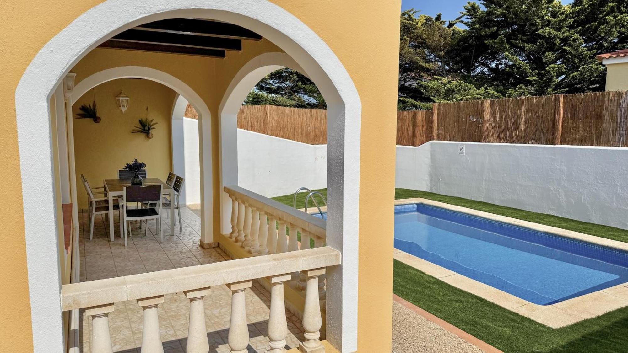Chalet Villafranca Menorca Con Piscina Privada Cala'N Bosch  Exterior foto